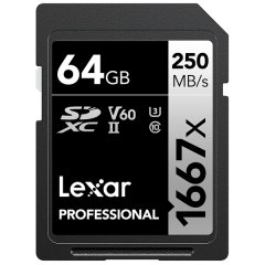 Lexar SD Silver 1667x UHS-II 64GB