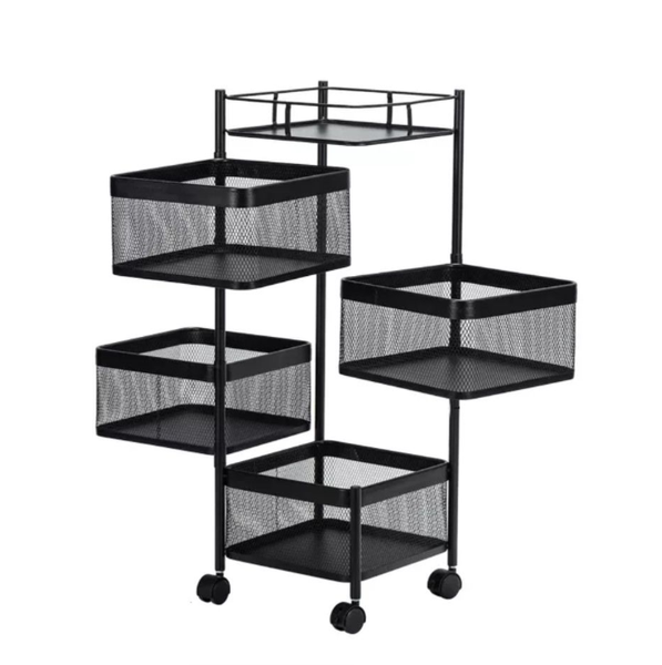 Touching Moment Storage Trolley with Wheels