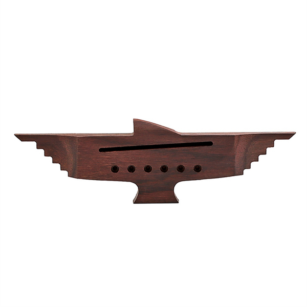 6 String Guitar Bridge Rose Wood Guitar Bridge for Acoustic Guitar 6 Holes