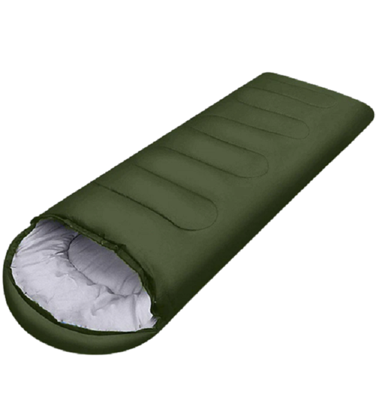 Camping Sleeping Bag Ultralight Winter Warm Outdoor - Navy Green