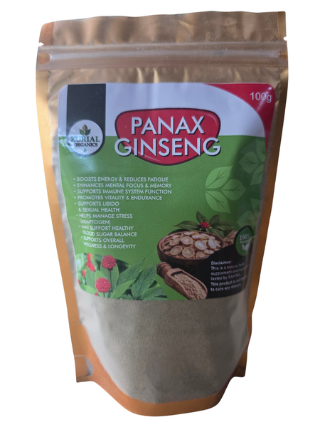 Zurial Organics Panax Ginseng Powder -100g