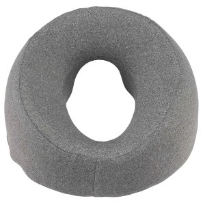 Ergonomics Lying Down Pillow Memory Foam for Beauty Salon grey