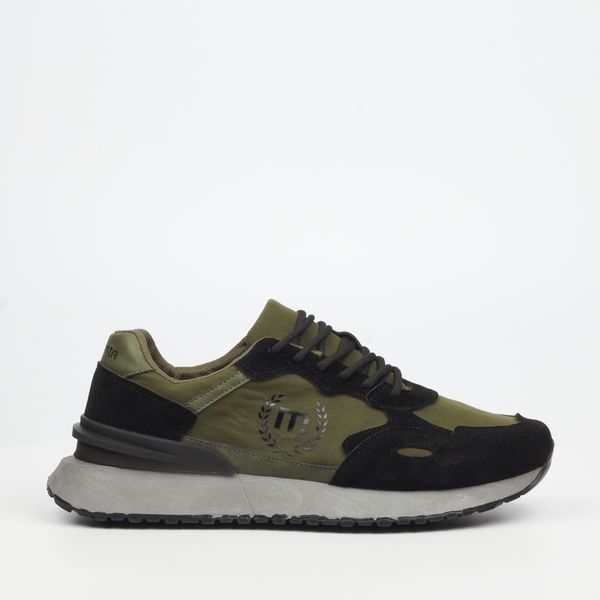 Mazerata Franco 1 Olive Men Faux Suede / Nylon Sneakers