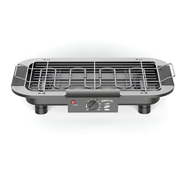 Portable Electric Barbecue Grill - Indoor &amp; Outdoor Smokeless BBQ