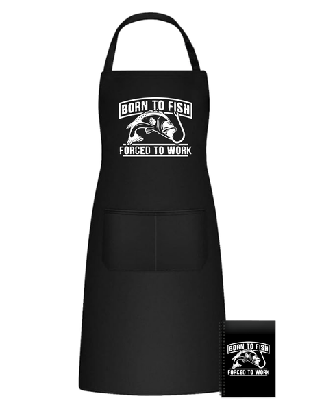 Fun Born Kitchen/Braai Apron - Christmas/Birthday Gift - Black
