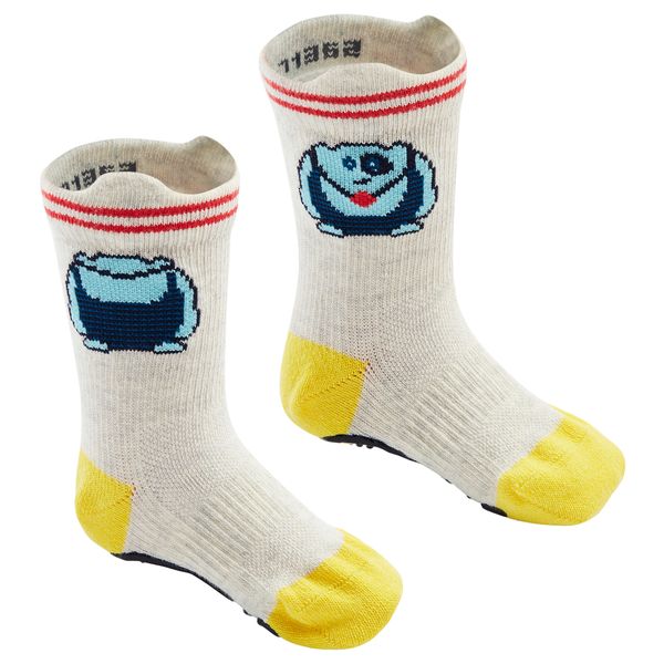 Decathlon Kids' Non-Slip Breathable Socks - Beige/Yellow