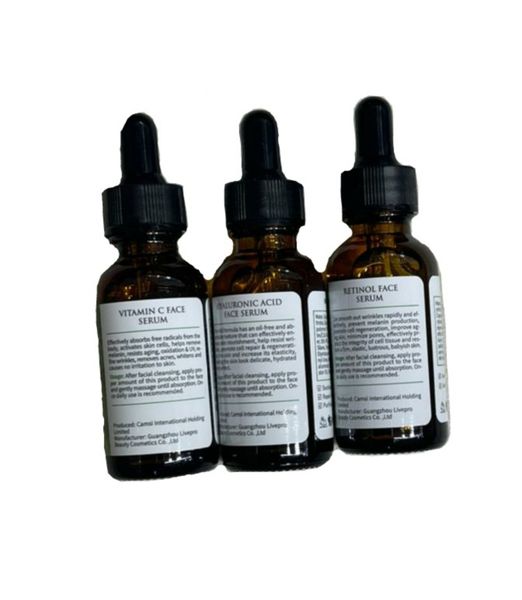 Anti-aging Three Serum Kit- Vitamin C, Hyaluronic Acid and Retunol C
