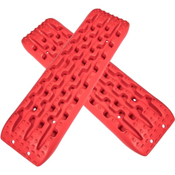 2Pcs Traction Boards Recovery Tracks Mat for 4X4 Jeep Truck Tire Traction