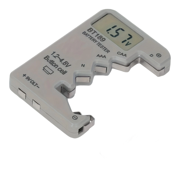 LCD Battery Tester - Portable Digital Voltage &amp; Capacity Meter