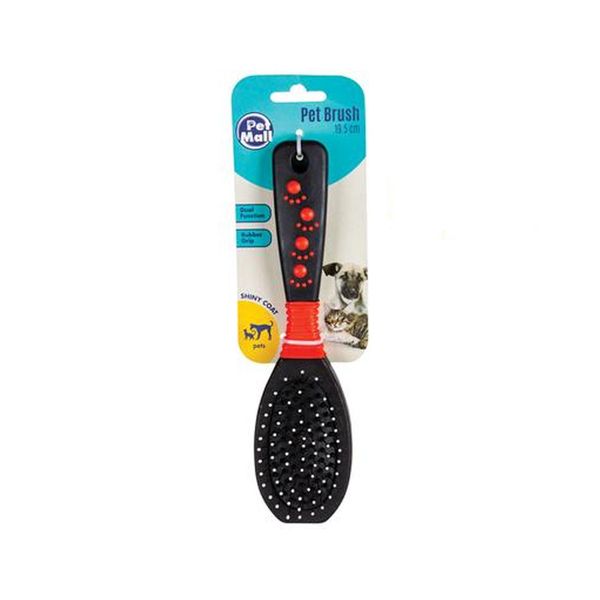Pet Dog And Cat 2-Function Rubber Brush (1 Individual Brush)