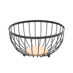 25CM Style Metal Fruit Basket - Household Decorative Bowl