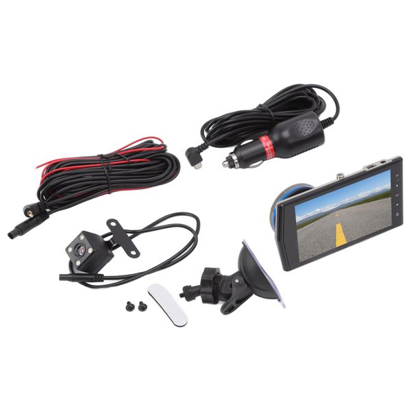 Dual Lens Car Cam - HD Loop Recording