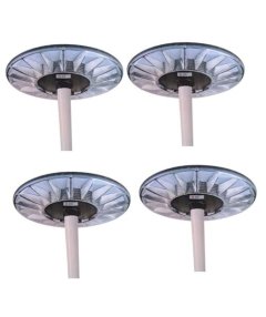 4X 600W Round crystal street Solar Lights