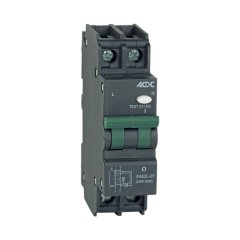 ACDC - Earth Leakage Relay - 2 Pole - 13mm - 63A - Overload Protected
