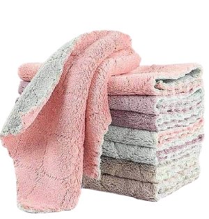 Multipurpose Pack of 10 Microfibre Cleaning Cloths