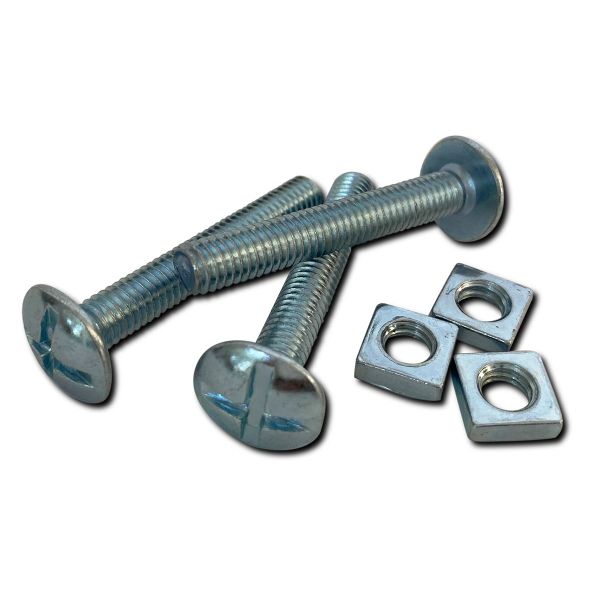 Ifasten Bolt &amp; Nut Gutter M6x30mm - 25 Pack