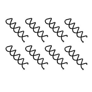 Spin Pins Non-Scratch Round Tips Twist Screw Hair Pins - 8 Pack