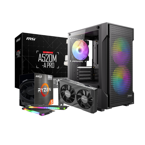 Antec GamePulse Mini- AMD Ryzen 5 3600 / RTX 3050 Gaming PC