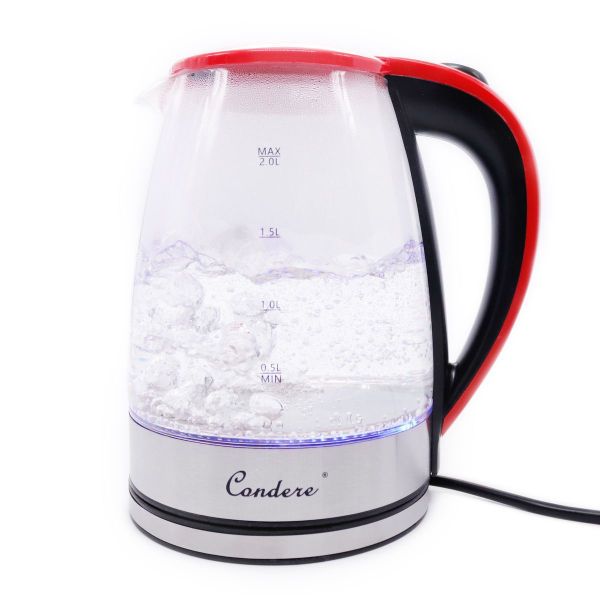 Cordless Electric Glass Kettle 2 Litre