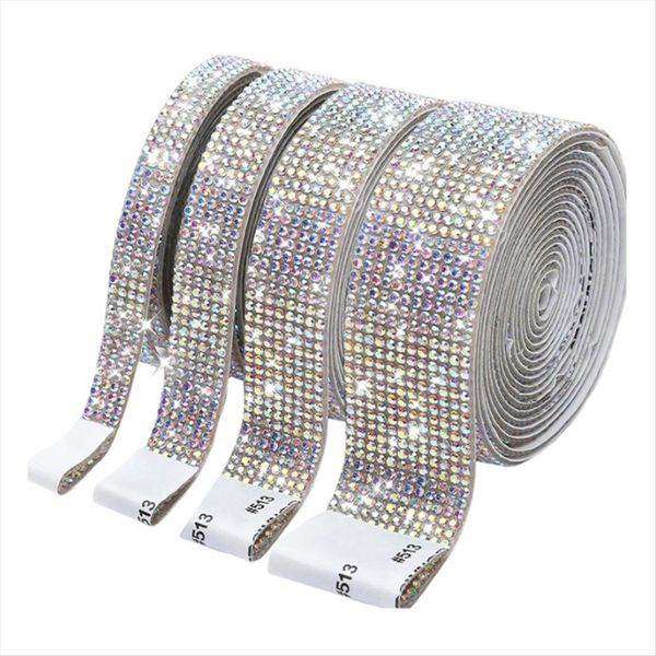 Self Adhesive Diamond Ribbon Roll Glitter Tape Handmade B