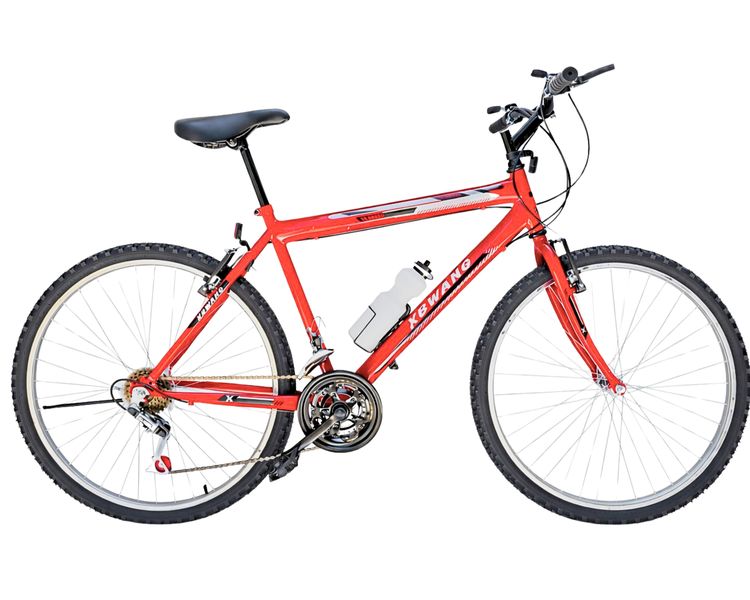 MTB 26 Mens 18 Speed Mountain Bike Rubber Brakes Steel Frame