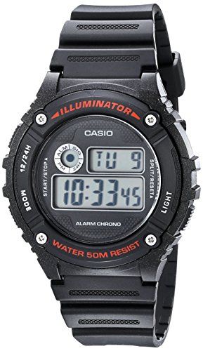 Casio Mens W-216H-1AVDF Digital Watch