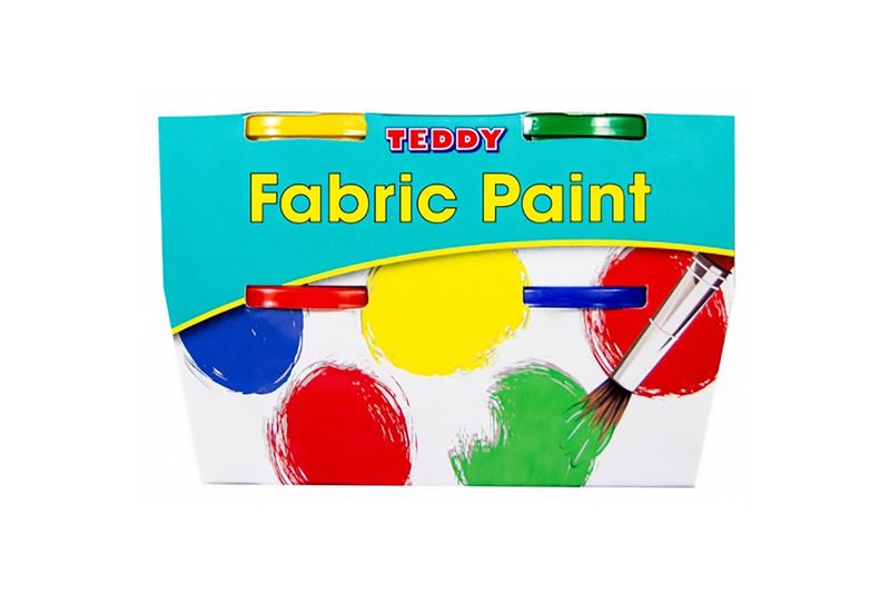 Teddy Fabric Paint 4 X 100Ml Kit