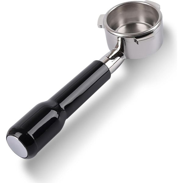 51mm Coffee Bottomless Portafilter Wood Handle Compatible Filter Basket