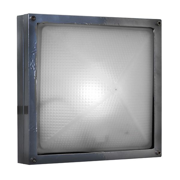 Square Small B/Head Silver 1 x 60w