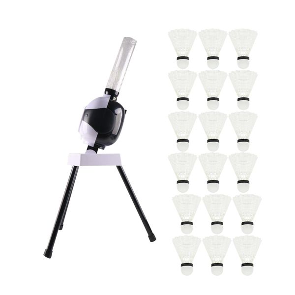 Badminton Serve Machine Sports Game Badminton Trainer for Adults Kids