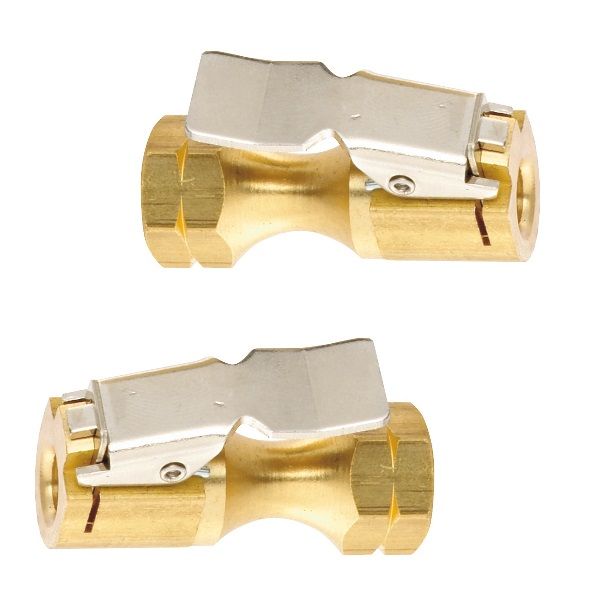 PCL Tyre Valve Connector 1/4" Thread (Pack of 2)