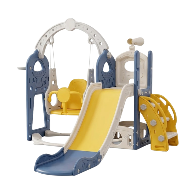 3-in-1 Childrens Slide and Swing Activity Center Toddler Playground