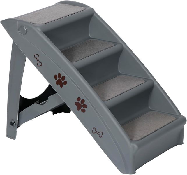 4-Step Foldable Nonslip Pet Stairs for Small Dogs Cats Home High Beds Sofa