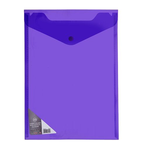 Meeco: A4 Vertical Carry Folder - Violet