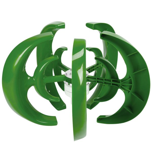 800W 12V Vertical Wind Turbine Kit with 5 Blades Lantern