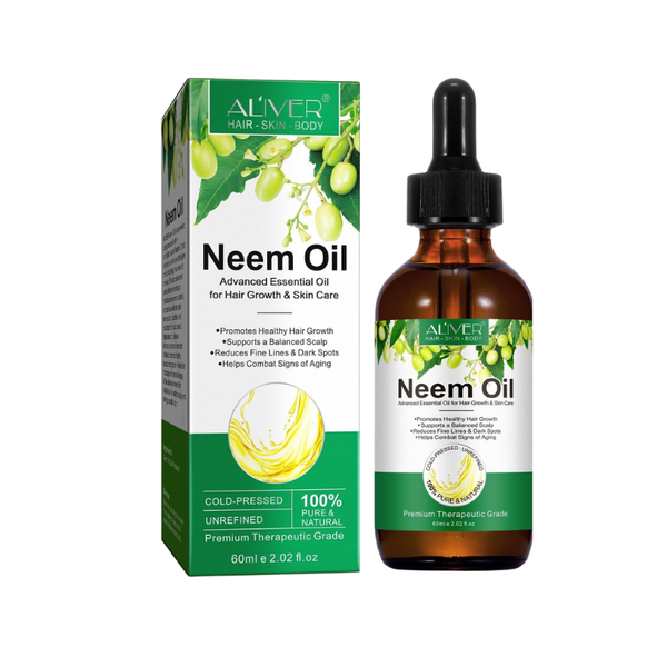 Aliver Pure Neem Oil - Cold Pressed &amp; Unrefined Carrier Oil