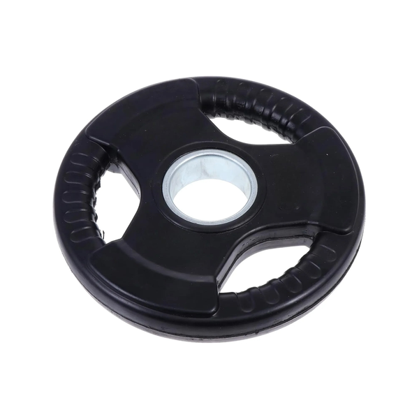 Gym Weight Plate with Rubber Finish and Triple Grip Holes - 20kg
