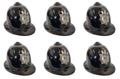 Plastic Dress Up Hats For Kids 6 Pack - Police Officer - Umlozi