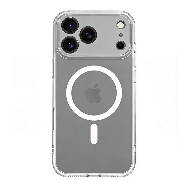 Clear Magnetic Case Compatible with iPhone 17/16/15/14/13/12 Pro Max Plus