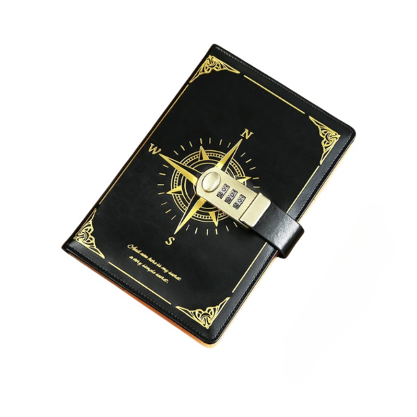 A5 Password Dairy Notebook with Lock