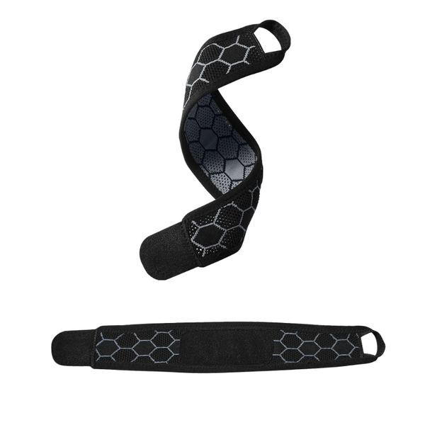 Breathable Wrist Support - For Gym/Basketball/Badminton - Black - 1 Pair