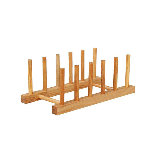 Bamboo Dishes Plate Drainboard Drying And Dish Pot Lid Shelf Rack\Ten-Tech