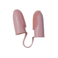 Pet Silicone Double Finger Toothbrush for Dogs and Cats