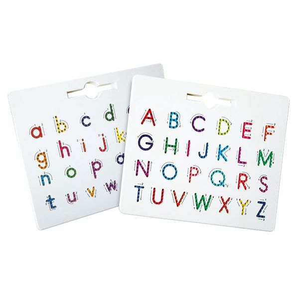 2Pcs Magnetic Alphabet Upper &amp; Lower Case Letter Writing Practice Toy