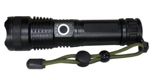 9000 Lumen Rechargeable Tactical Waterproof Aluminum Torch - 5 Light Modes