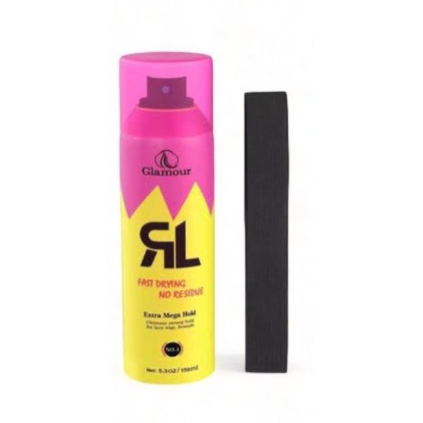 Lace Melting Band and Glamour Fast Drying Spray