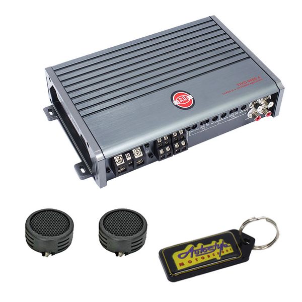 Reference Audio 135W 4Ch Class D Power Amplifier &amp; Evo Tweeters &amp; Keyring