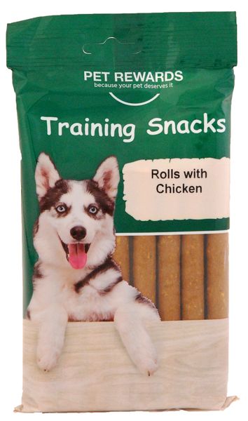Dog Treats - Chicken Flavoured Rolls - 200g