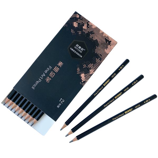 Nyoni - 8B Fine Art Pencils - 12 pieces
