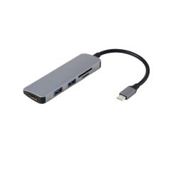 Multi-function 5 in 1 USB-C Docking Station Adapter